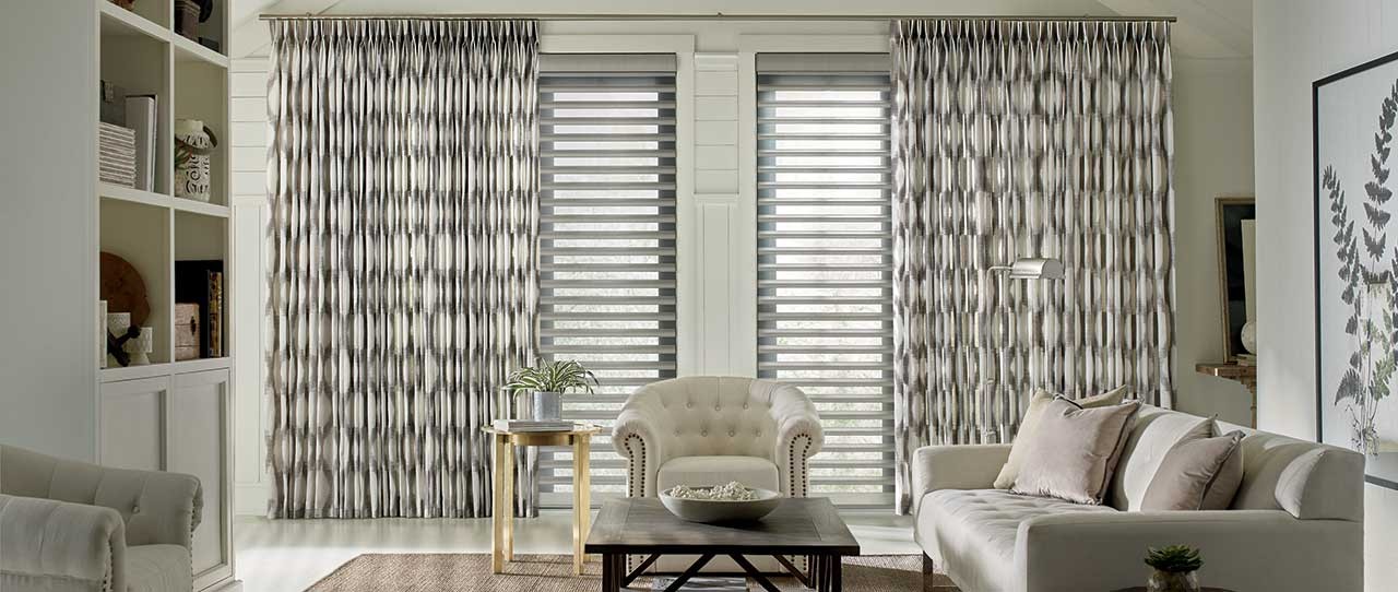Custom window drapes store